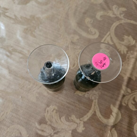 Smoke Colored Cordial Glasses - Picture 3 of 4